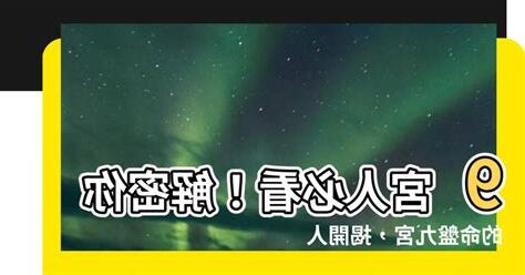 九宮人怎麼看
