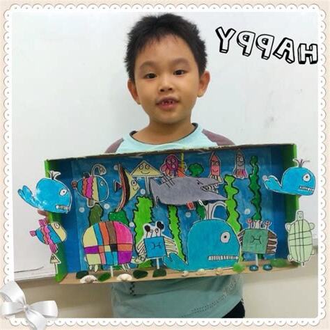 魚缸水族箱勞作