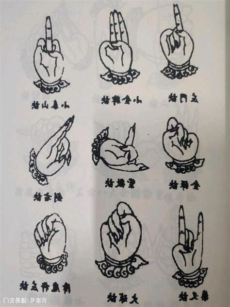驅邪金光神咒手印