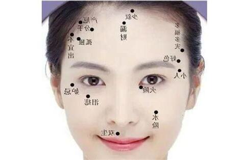 右臉頰下方有痣女