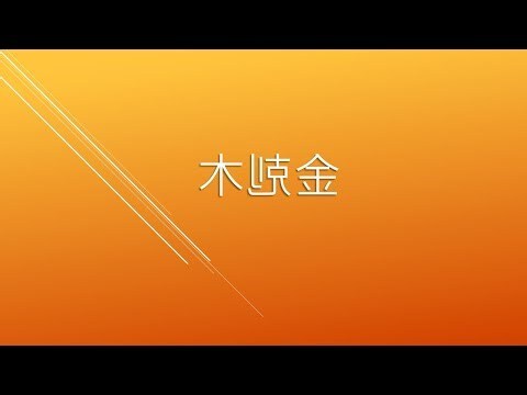 金剋木愛情