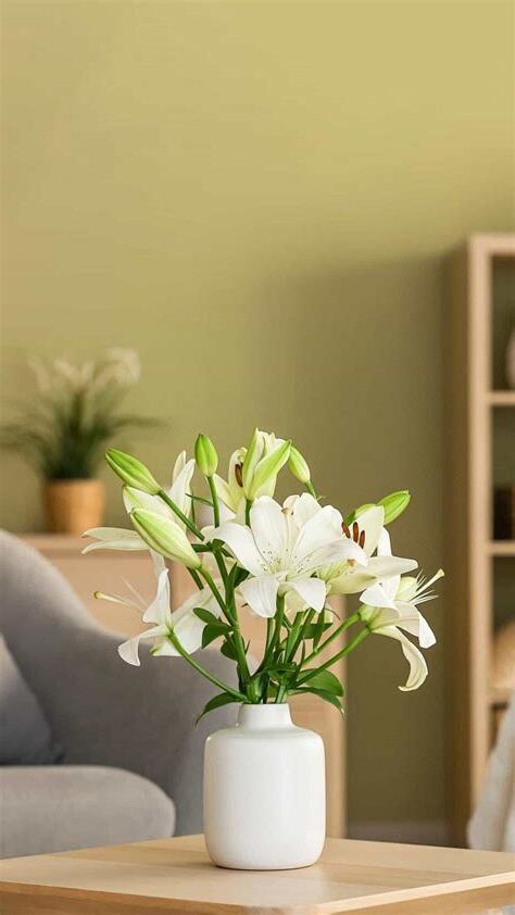 百合插花