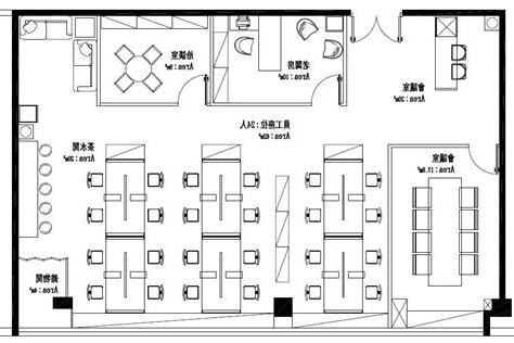 辦公室格局平面圖
