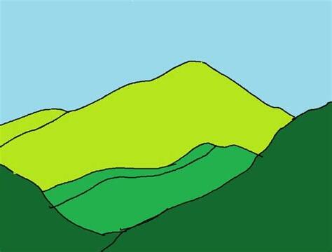 山的形狀