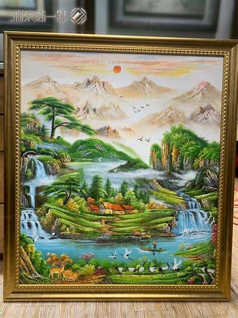 風水油畫