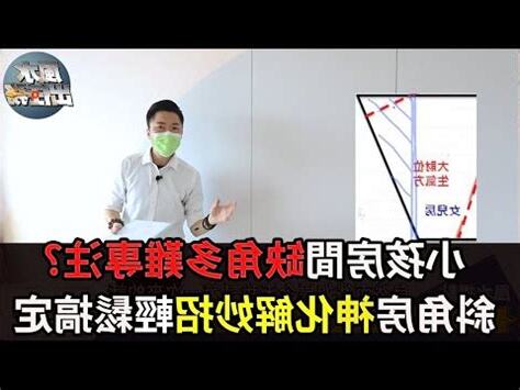 房間有斜角化解