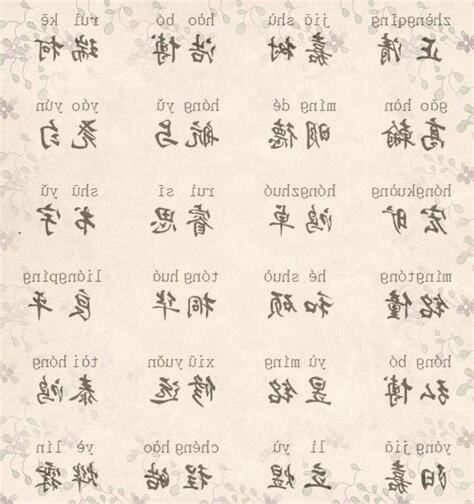 好聽名字大全