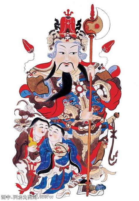 傳統門神圖案