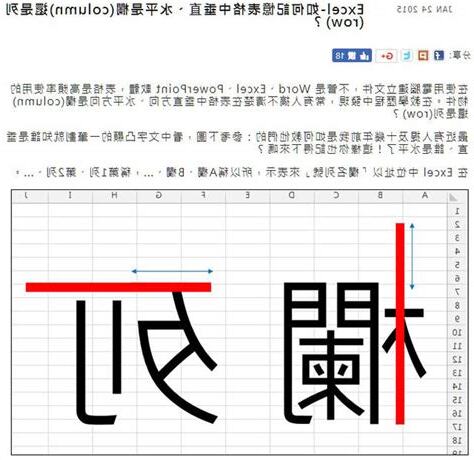 橫列