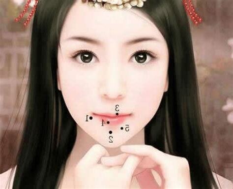 左嘴角有痣女