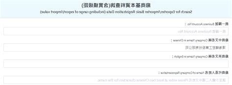 公司名稱英文查詢
