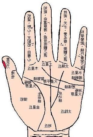 男生手掌有痣