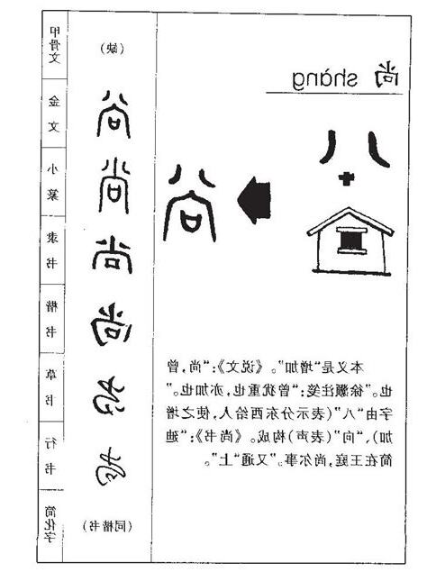 尚字五行