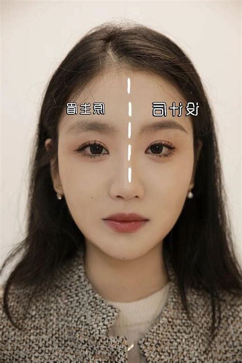 眉形面相女
