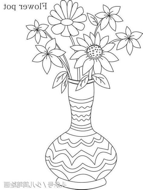 花瓶畫畫