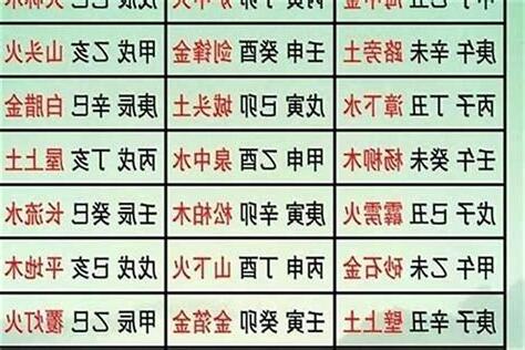 甲子乙丑海中金