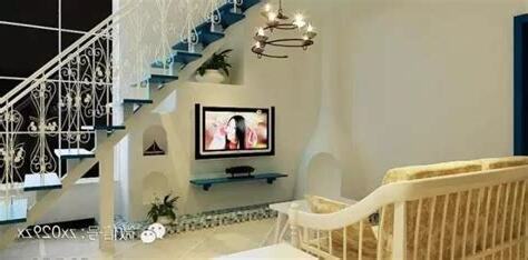 樓梯電視牆設計