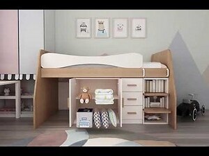 書櫃床