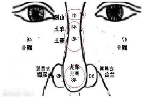 鼻孔下面有痣