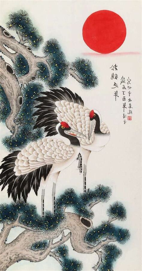 仙鶴寓意
