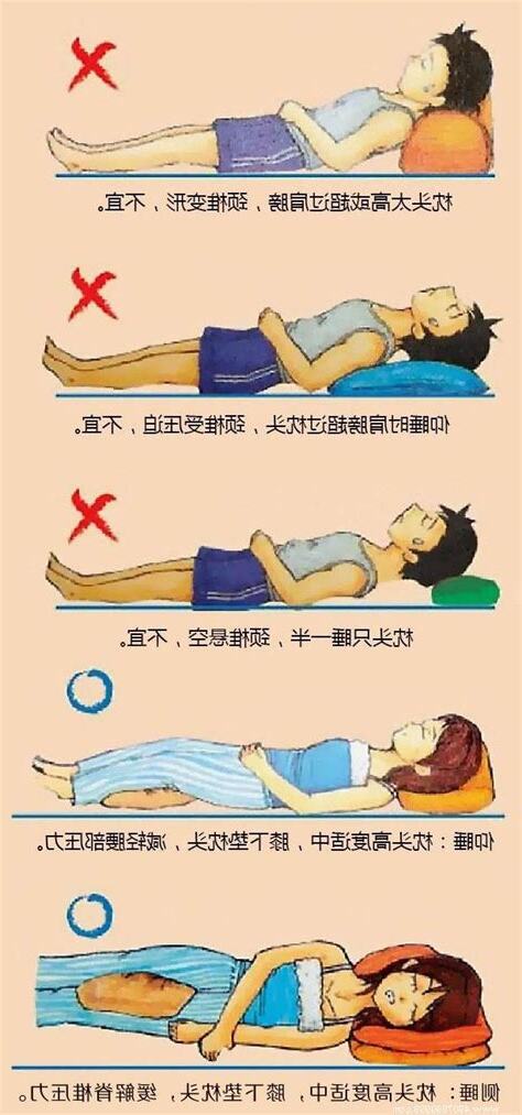 睡覺枕頭位置