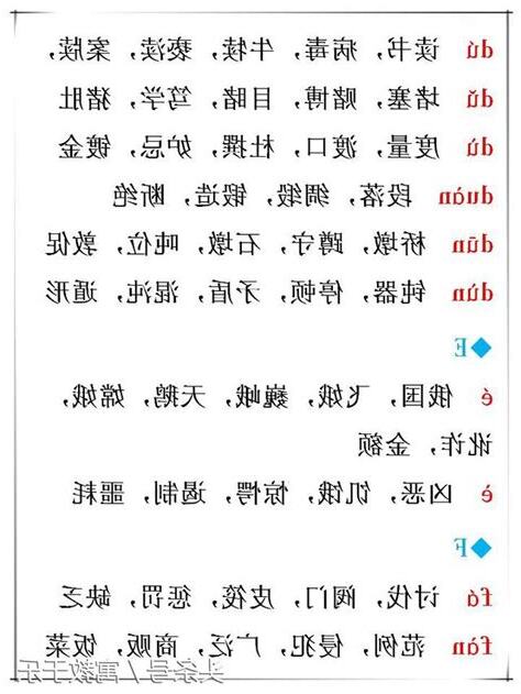 車同音字