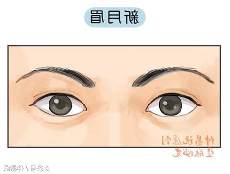 新月眉面相