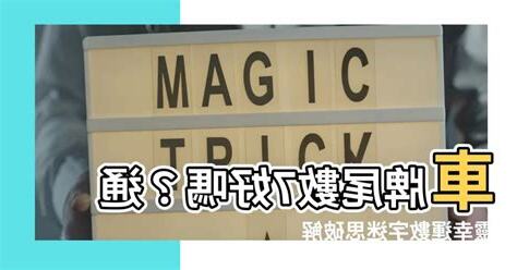 車牌尾數7
