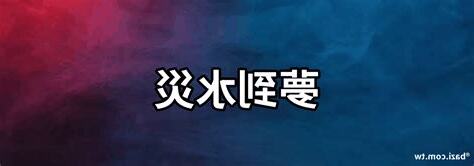 夢到水災