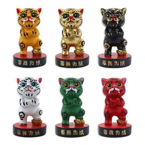 虎爺公仔擺放