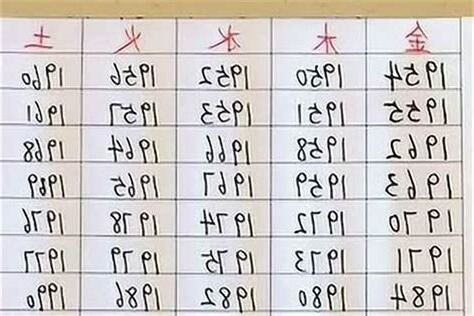 1982年五行缺什么