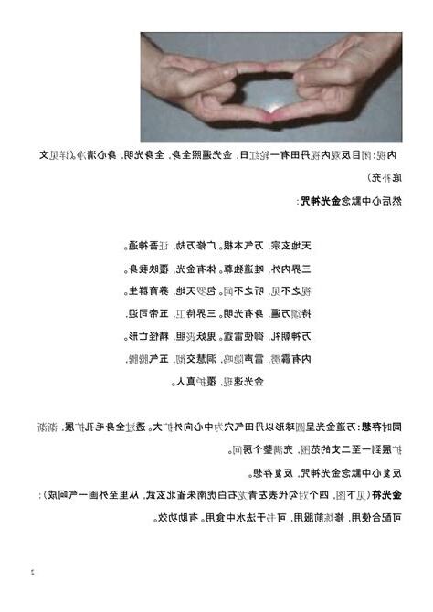 金光咒手印