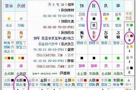 五行八字命盤