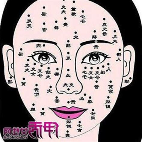 臉部痣圖