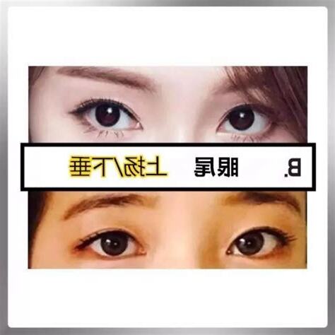 眼尾上挑