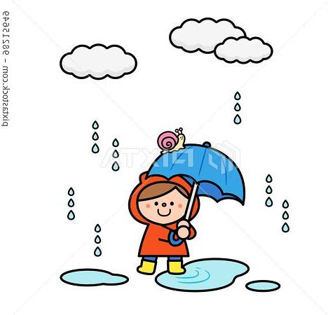 下雨天的圖