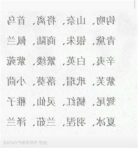 有質感的中文名字