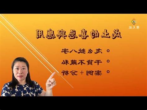 戊土喜忌