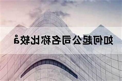 如何取公司名字