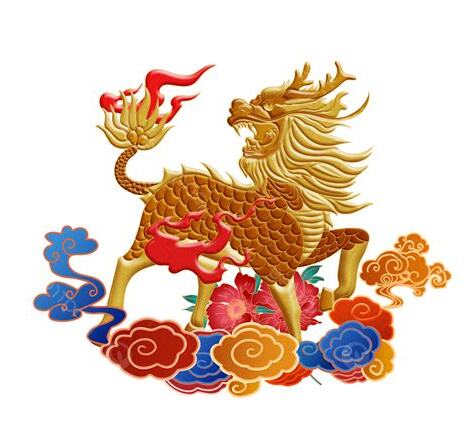 古代麒麟圖案