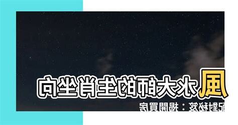 坐東向西生肖