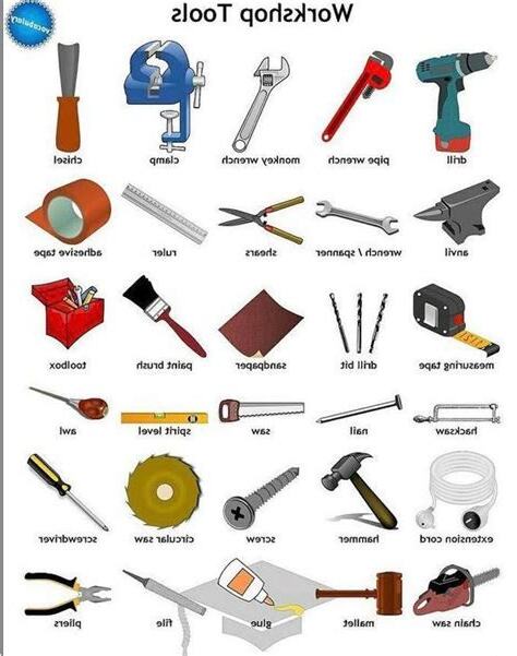 常用工具英文