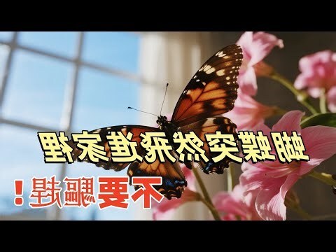蝴蝶飛進家裡代表什麼