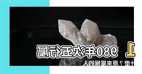 1980年次五行屬什麼