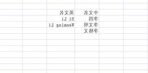 名字格式