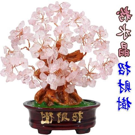 辦公桌水晶樹擺放