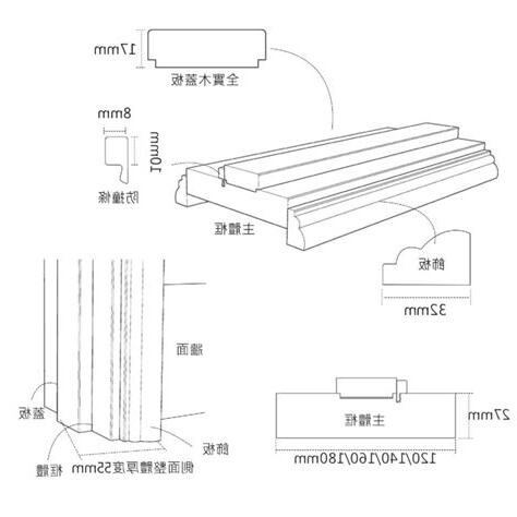實木門框尺寸
