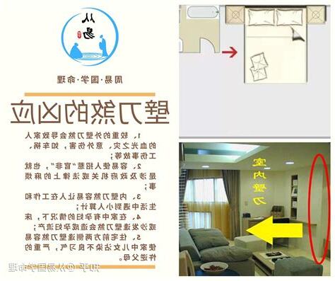 房間壁刀煞化解