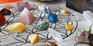 放水晶