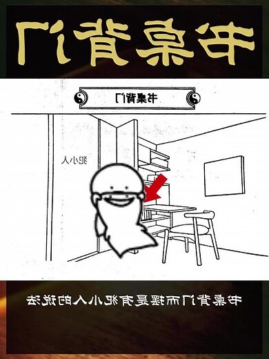 書桌背門化解
